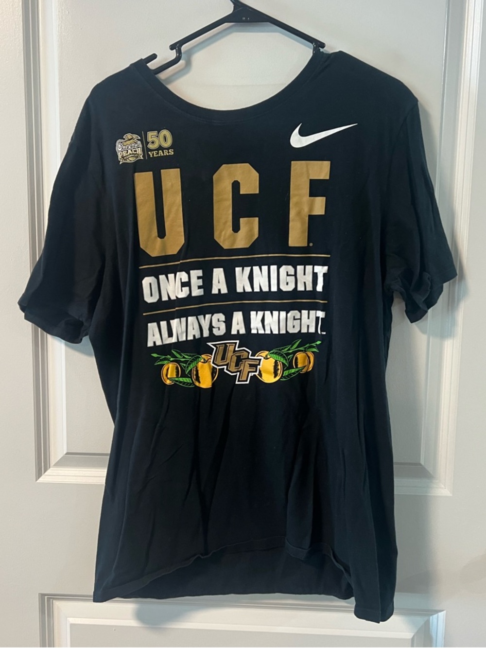 Nike Black and Gold UCF "Once a Knight" Graphic Tee